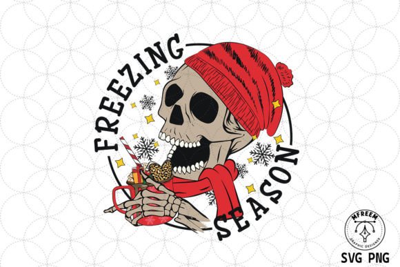 Freezing Season Christmas Skull SVG Review
