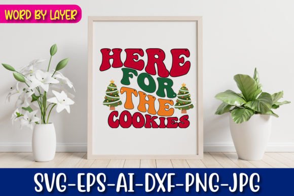 Here for the Cookies Retro Christmas Design Review
