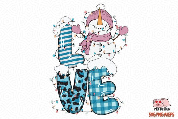 Love Snowman Winter Christmas SVG Review