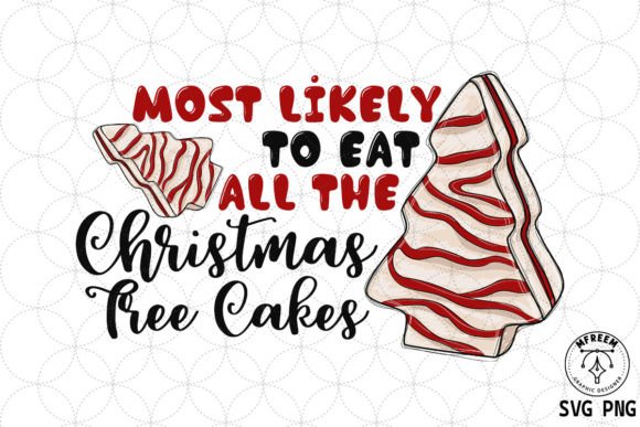 Review: Christmas Tree Cakes Sublimation SVG for Embroidery