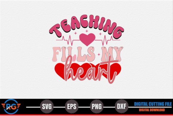 Teaching Fills My Heart Retro Valentine Review